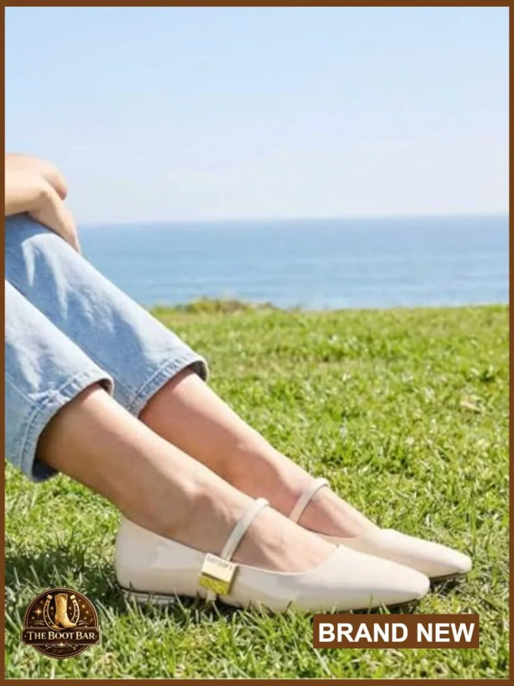 Mary Jane Flats Square Toe Ballet Slip On Comfortable Dress Shoes - Picture 3 of 7